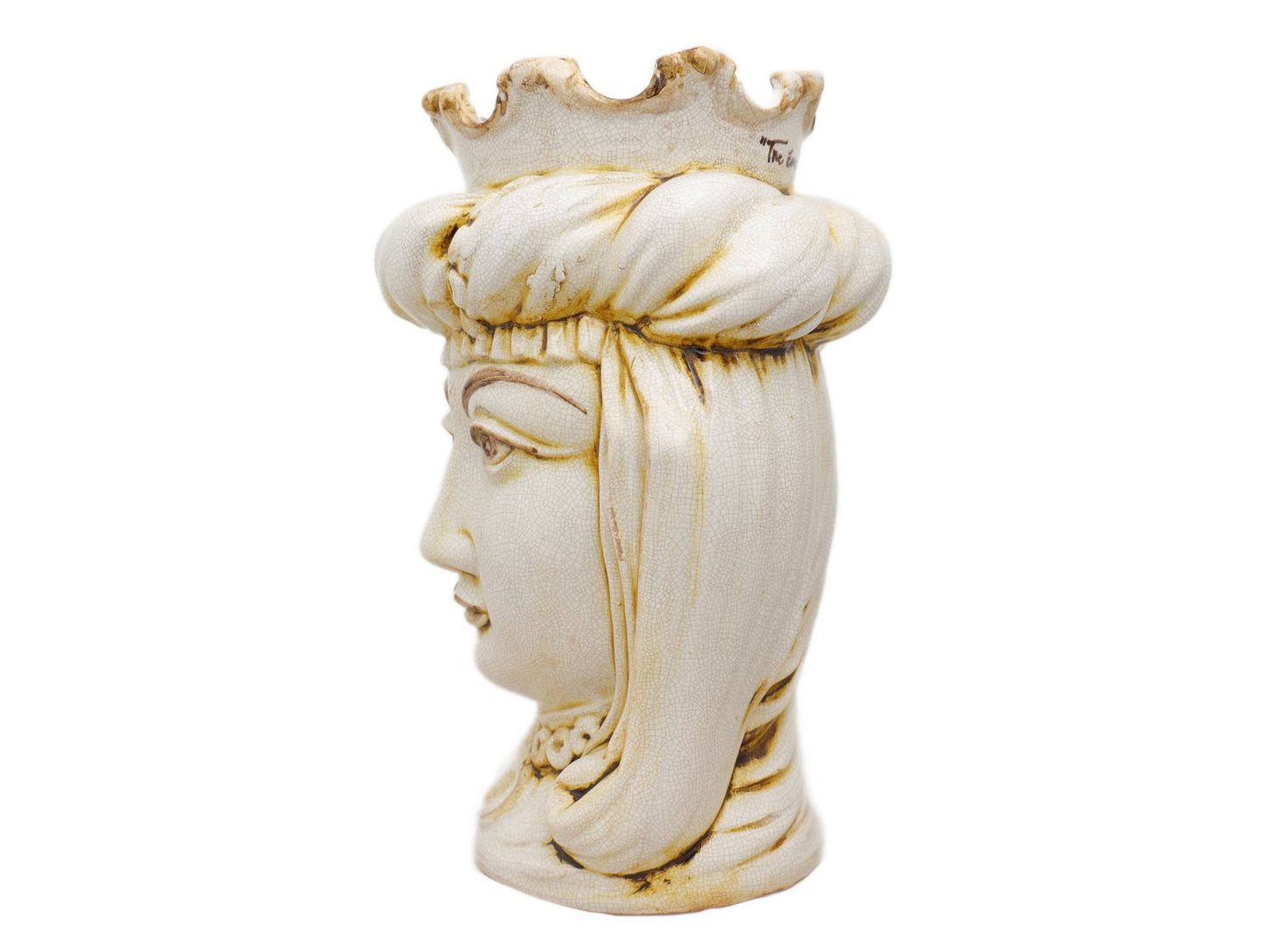 Moor's Head Woman White/Rust H 34 cm