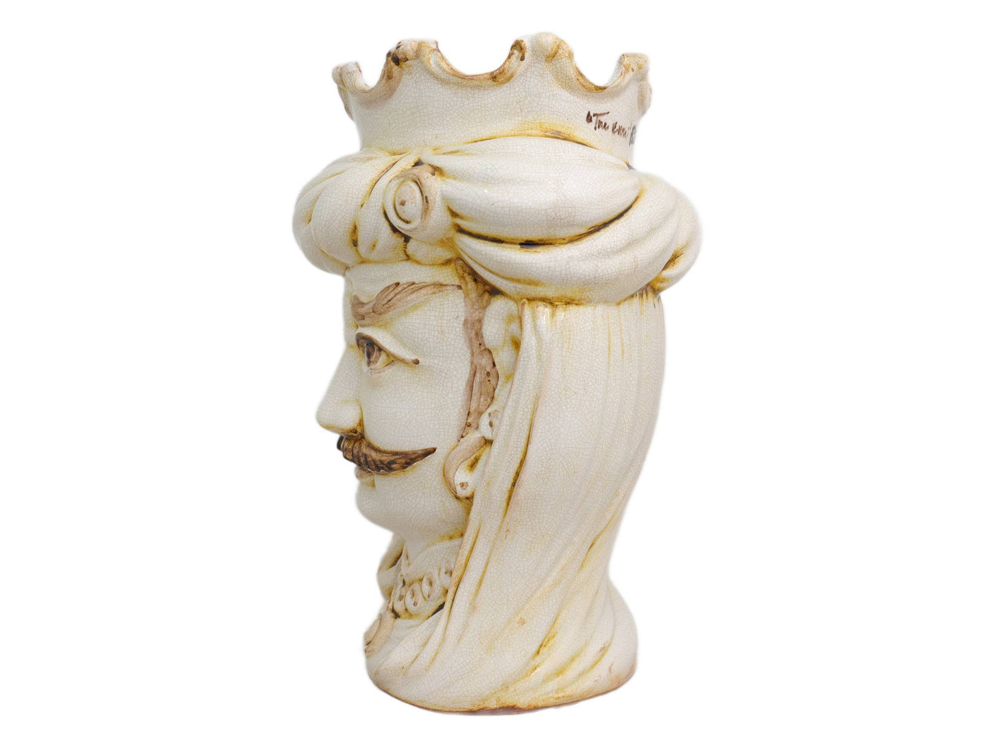 Moor's Head Man White/Rust H 34 cm