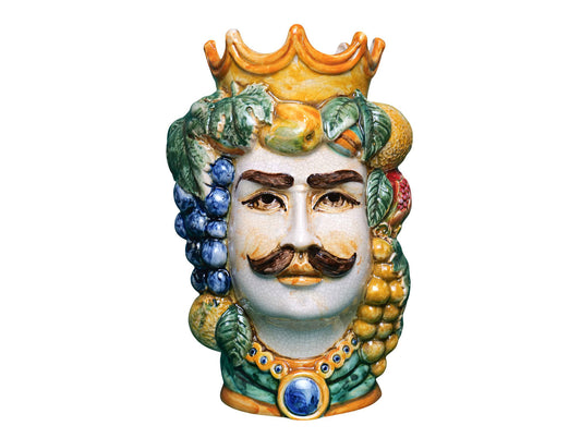 Medium Moor's Head Fruit Man H 26 cm