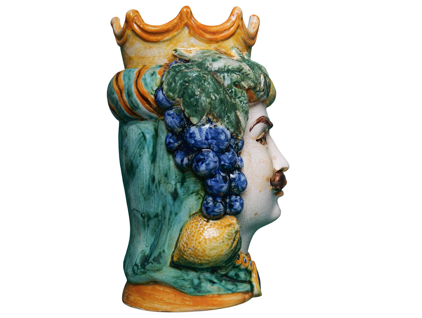 Testa di moro media frutta uomo H 26 cm