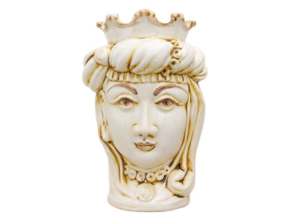 Moor's Head Woman White/Rust H 34 cm