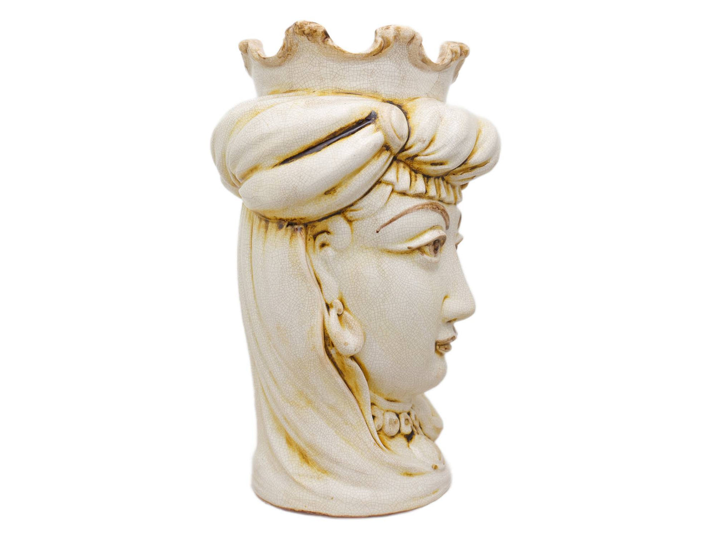 Moor's Head Woman White/Rust H 34 cm