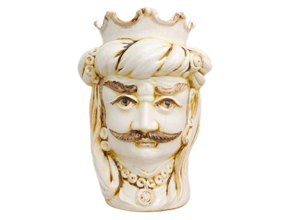 Moor's Head Man White/Rust H 34 cm