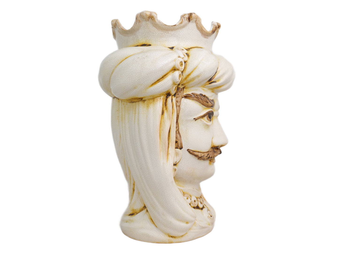 Moor's Head Man White/Rust H 34 cm
