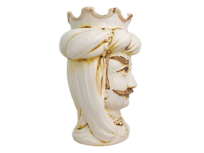 Moor's Head Man White/Rust H 34 cm