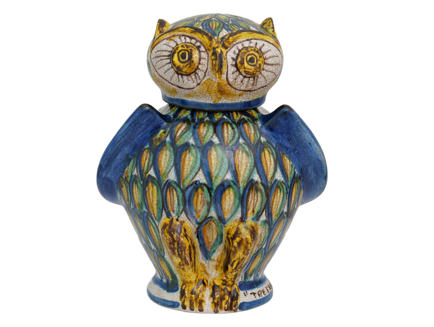 Owl H18 elliptical decoration