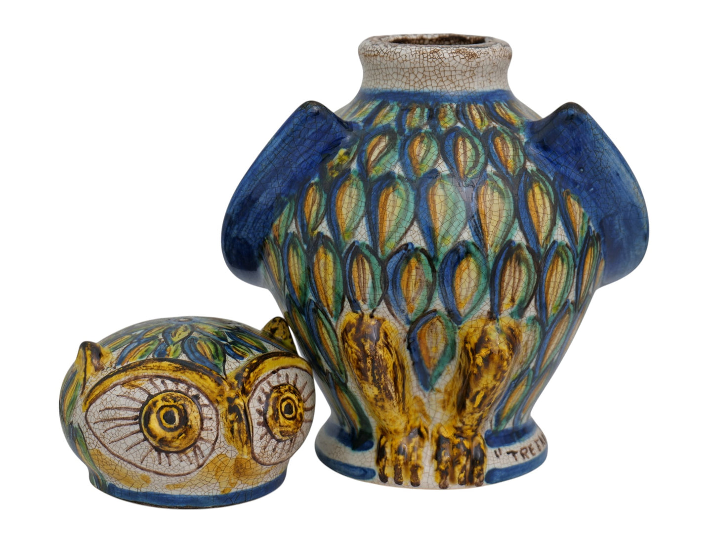 Owl H18 elliptical decoration