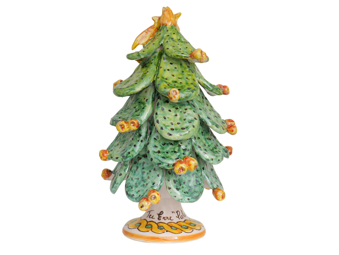 "Pala fico d'india" Christmas tree topper with star