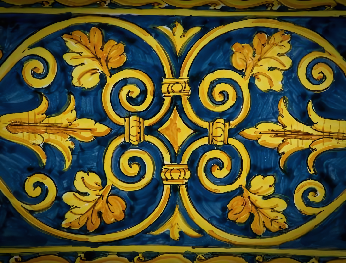 Long flat octagonal plate