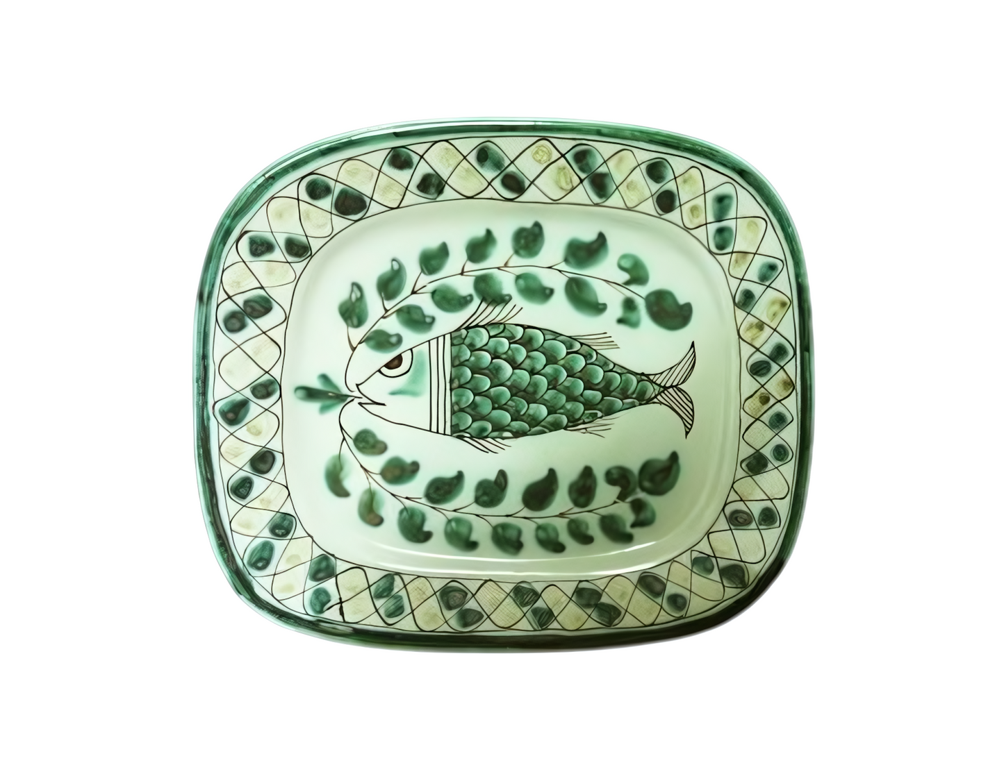 Small ovoid plate