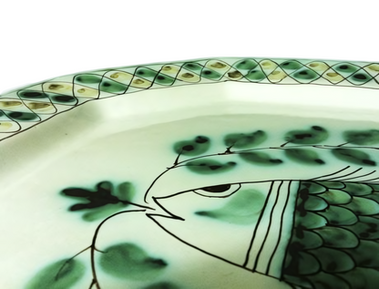 Large octagonal plate