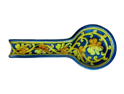 Poggiamestolo "spirale" blu