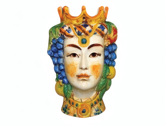 Medium Moor's Head Fruit Woman H 26 cm