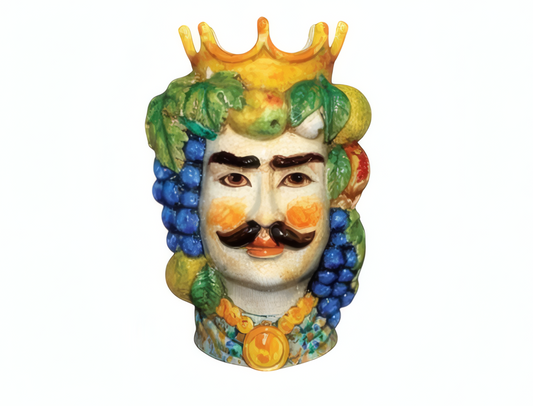 Medium Moor's Head Fruit Man H 26 cm