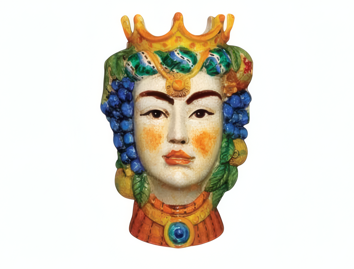 Testa di moro media frutta donna H 26 cm