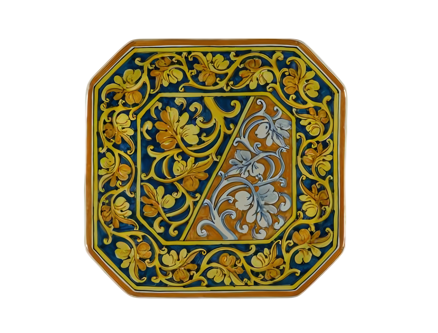 Square octagonal plate