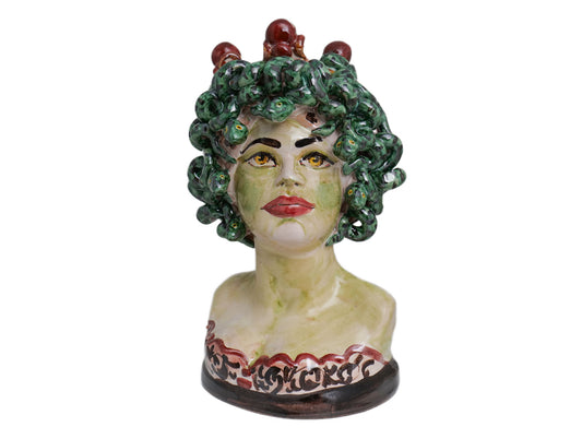 Medusa half-length portrait h 27