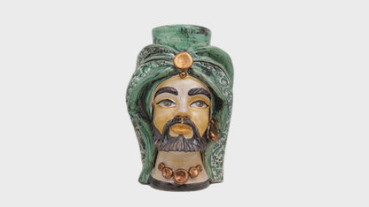 Moor's head man H 30 "bronze"